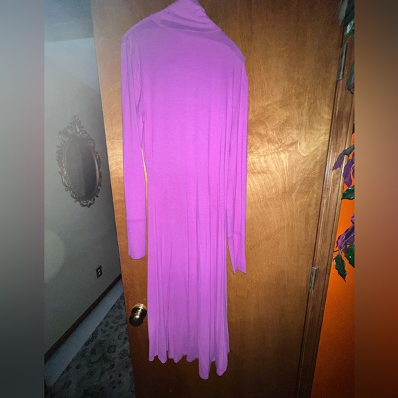 Daily Practice by Anthropologie Ruched Dress in Raspberry. Size M NWOT - Picture 13 of 14